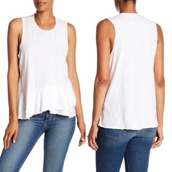 Sundry Tops - Sundry Peplum Hem Tank